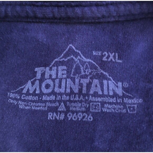 VTG The Mountain Fairy Tie Dye T-shirt Unisex Sz 2XL Dark Fantasy Elves Y2k USA - Picture 7 of 10